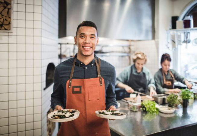 Restaurant employees