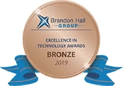 Bronze medal for Excellence in Technology Awards 2019 from Brandon Hall Group.