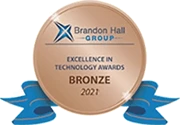 Bronze medal for Excellence in Technology Awards 2021 from Brandon Hall Group.