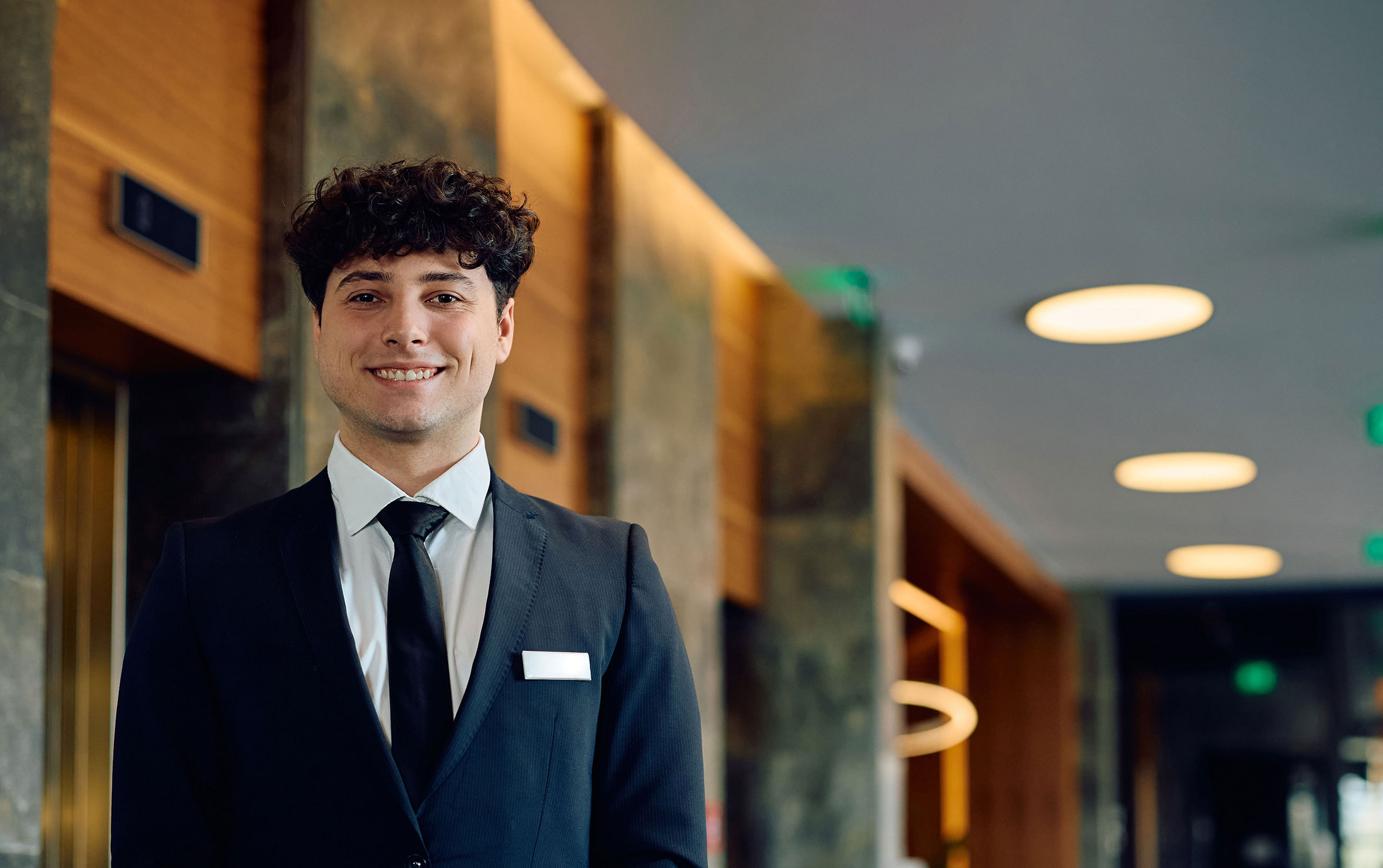 Hospitality hotel worker