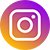 Instagram logo featuring a colorful gradient in a camera icon shape.