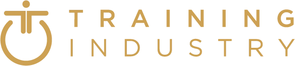A logo showing the words Training Industry with a symbol of a plus sign and circle.