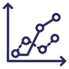 Blue connect icon