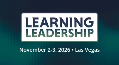 Learning Leadership conference graphic with dates November 2–3, 2026, in Las Vegas